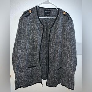 BloomChic Black and White Tweed Blazer